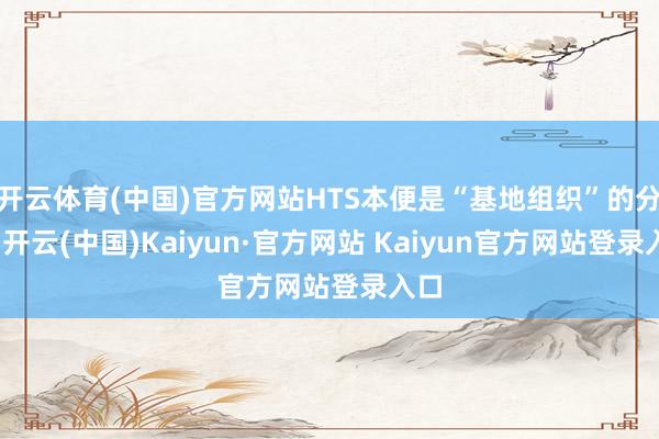 开云体育(中国)官方网站HTS本便是“基地组织”的分支-开云(中国)Kaiyun·官方网站 Kaiyun官方网站登录入口